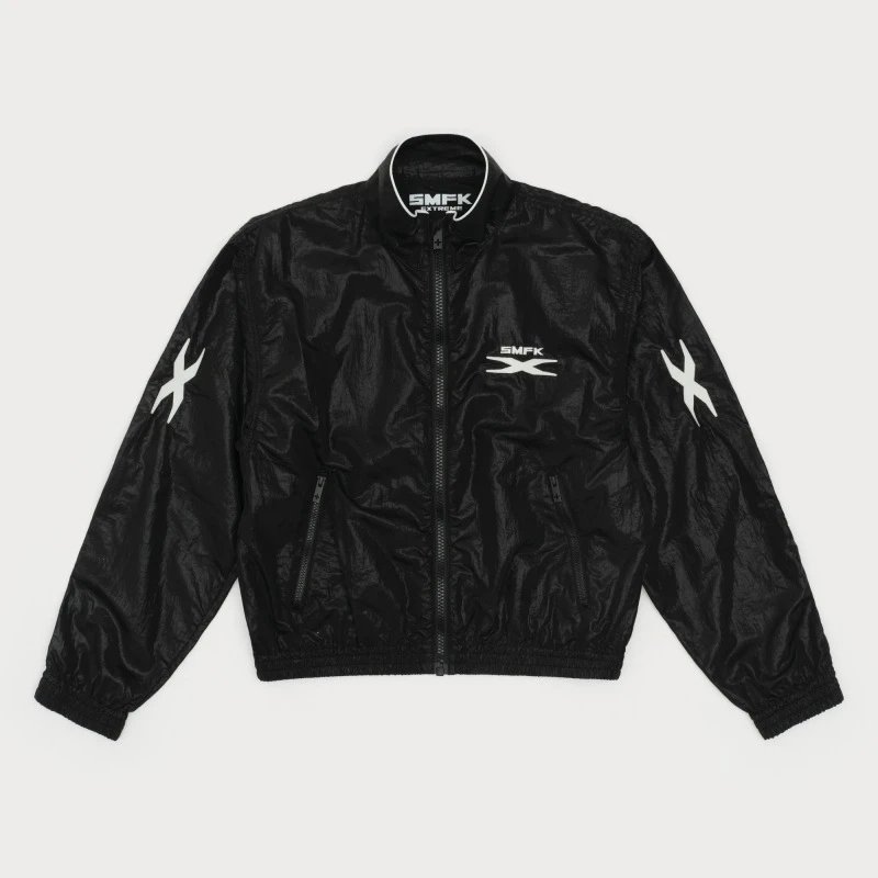 SMF SMFK X Logo Windbreaker Jacket Black Windbreaker