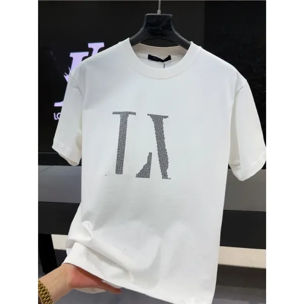 Design Pixelated Logo White T-Shirt - 1