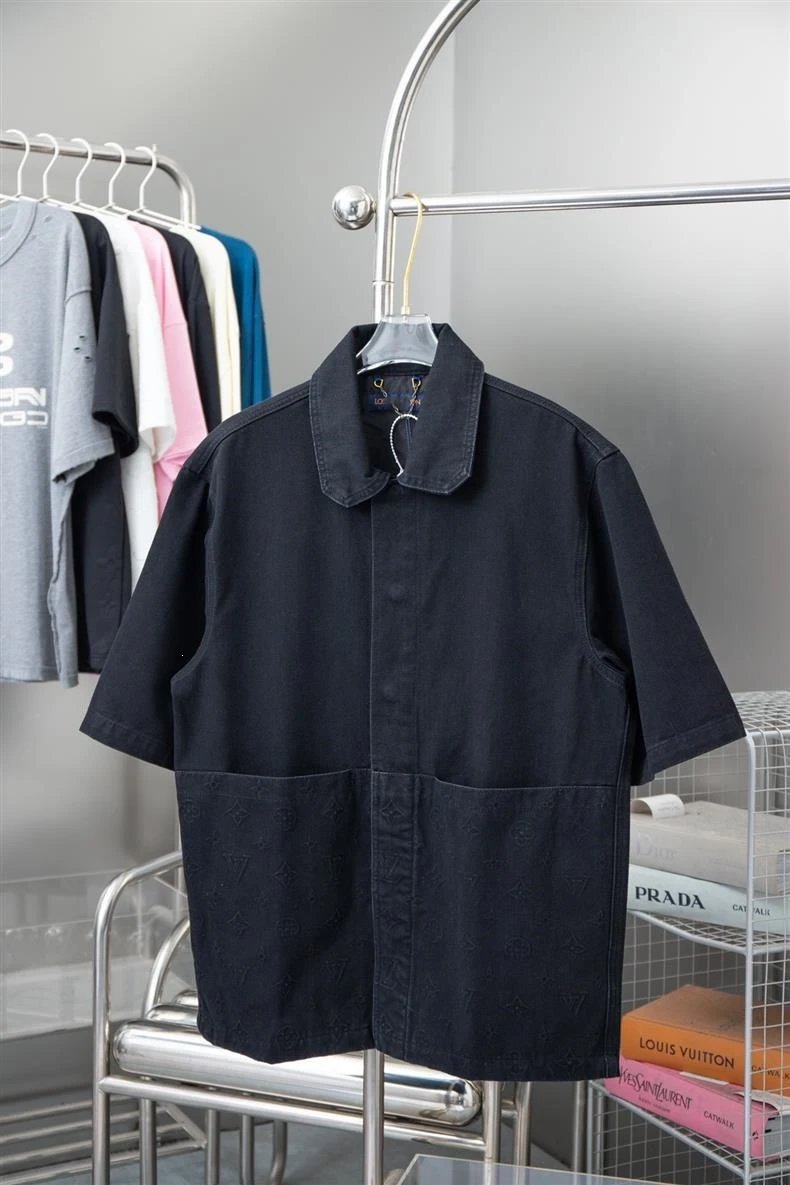 Louis Vuitton Monogram Denim Cargo Shorts Black - 4