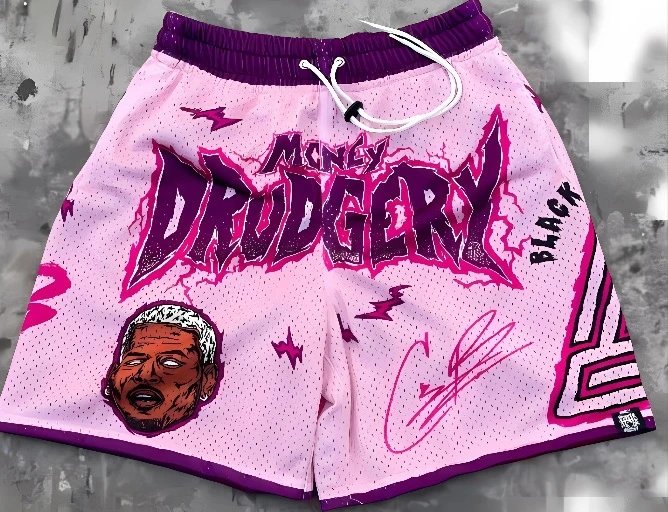 Money Drudgery x Frank Ocean Pink Mesh Shorts