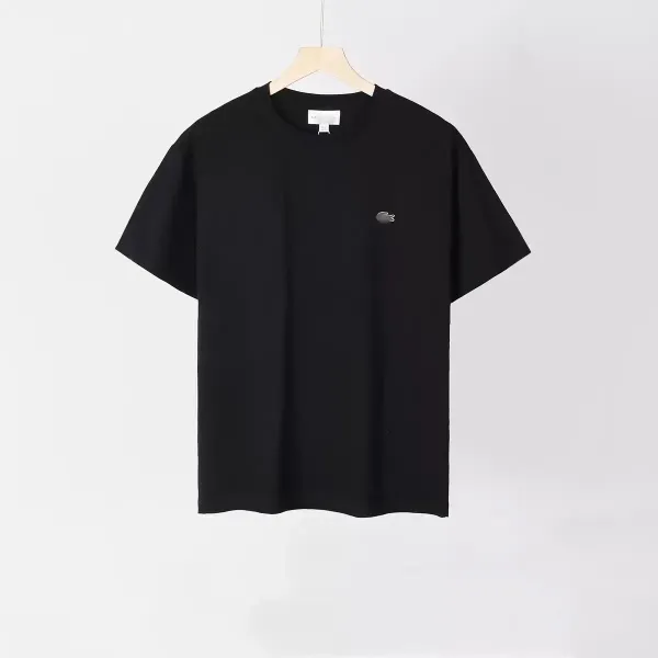 Lacoste Classic Crocodile Logo Orange T-Shirt - 4