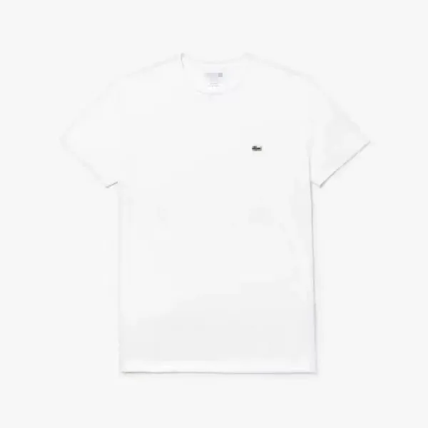 Lacoste Classic Crocodile Logo Orange T-Shirt - 8