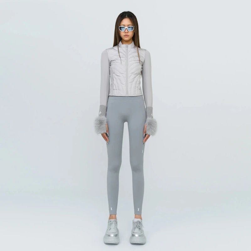 Design X-Logo High-Waist Leggings Gray - 7