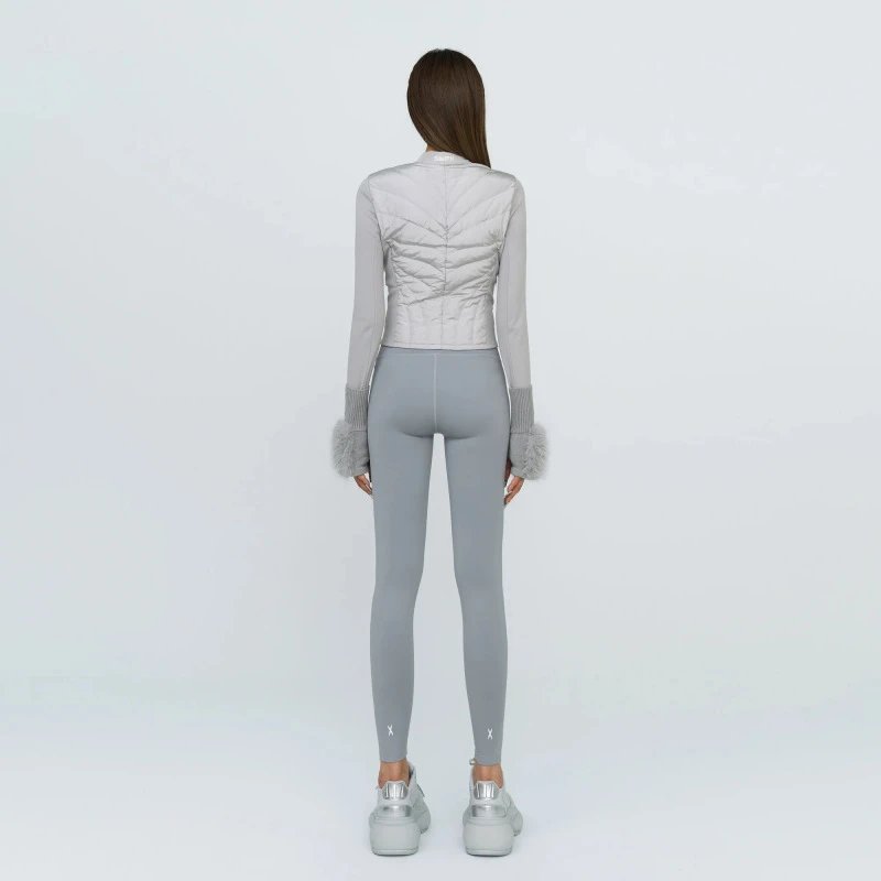 Design X-Logo High-Waist Leggings Gray - 8