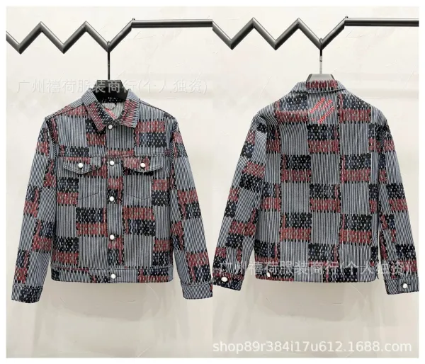 Design Riveted Denim Jacket Black Streetwear - 41