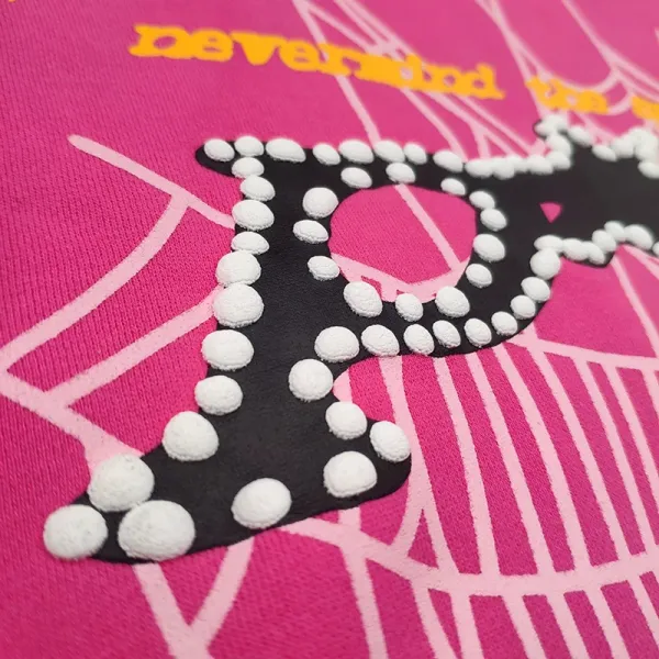 Spider! Starry Graphic Sweatpants Pink - 10