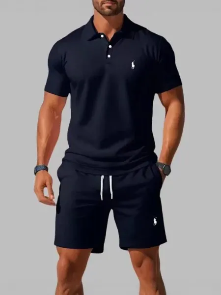 Polo Ralph Lauren Orange Polo Shirt and Shorts Set - 9