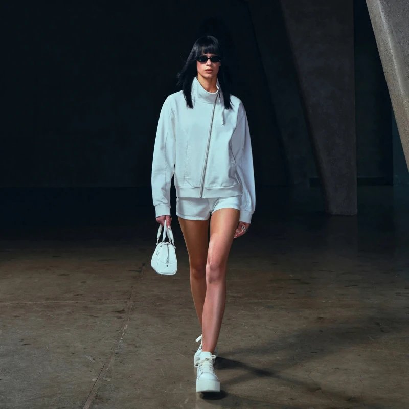SMF SMFK White Zip-Up Jacket Outerwear.jacket - 9