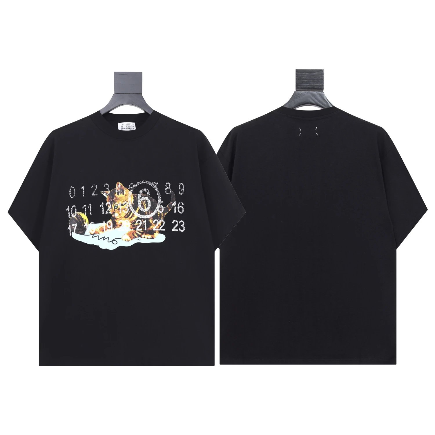 Maison Margiela Numbered Logo White T-Shirt - 40