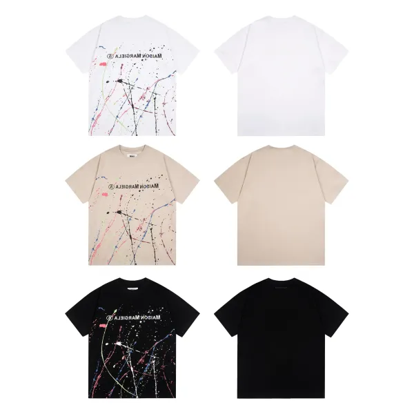 Maison Margiela Numbered Logo Beige T-Shirt - 19