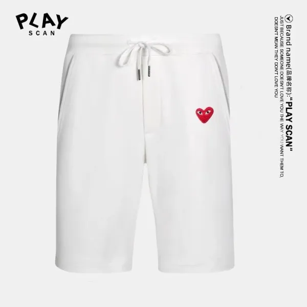 Comme des Garçons Play Heart Logo Yellow T-Shirt - 9