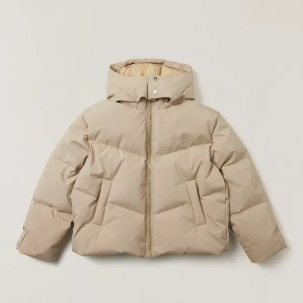 Design Puffer Jacket Navy Blue Down Jacket - 10