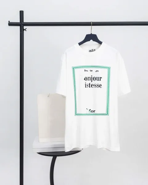 Jacquemus Le T-Shirt 'Bonjour Istesse' White T-Shirt - 1