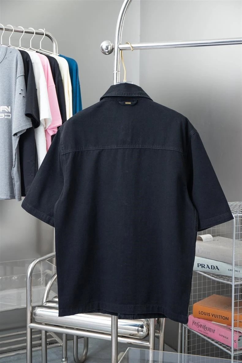 Louis Vuitton Monogram Denim Cargo Shorts Black - 5