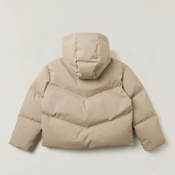 Design Puffer Jacket Navy Blue Down Jacket - 11