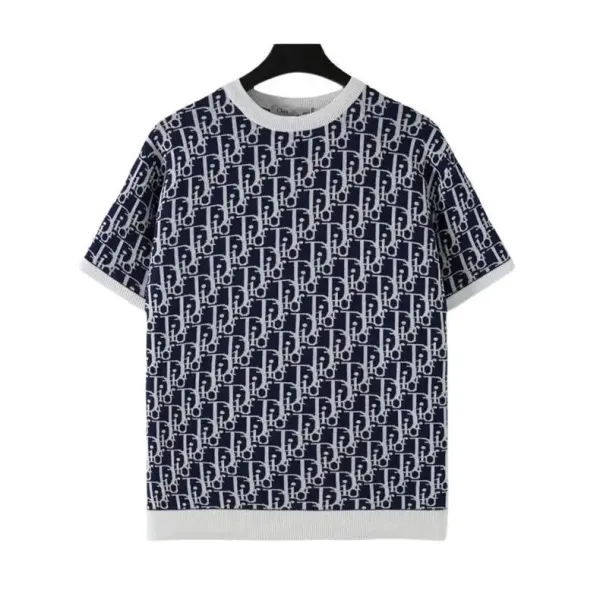 Dior 'For My Real Friends' Embroidered Knit T-Shirt White - 4