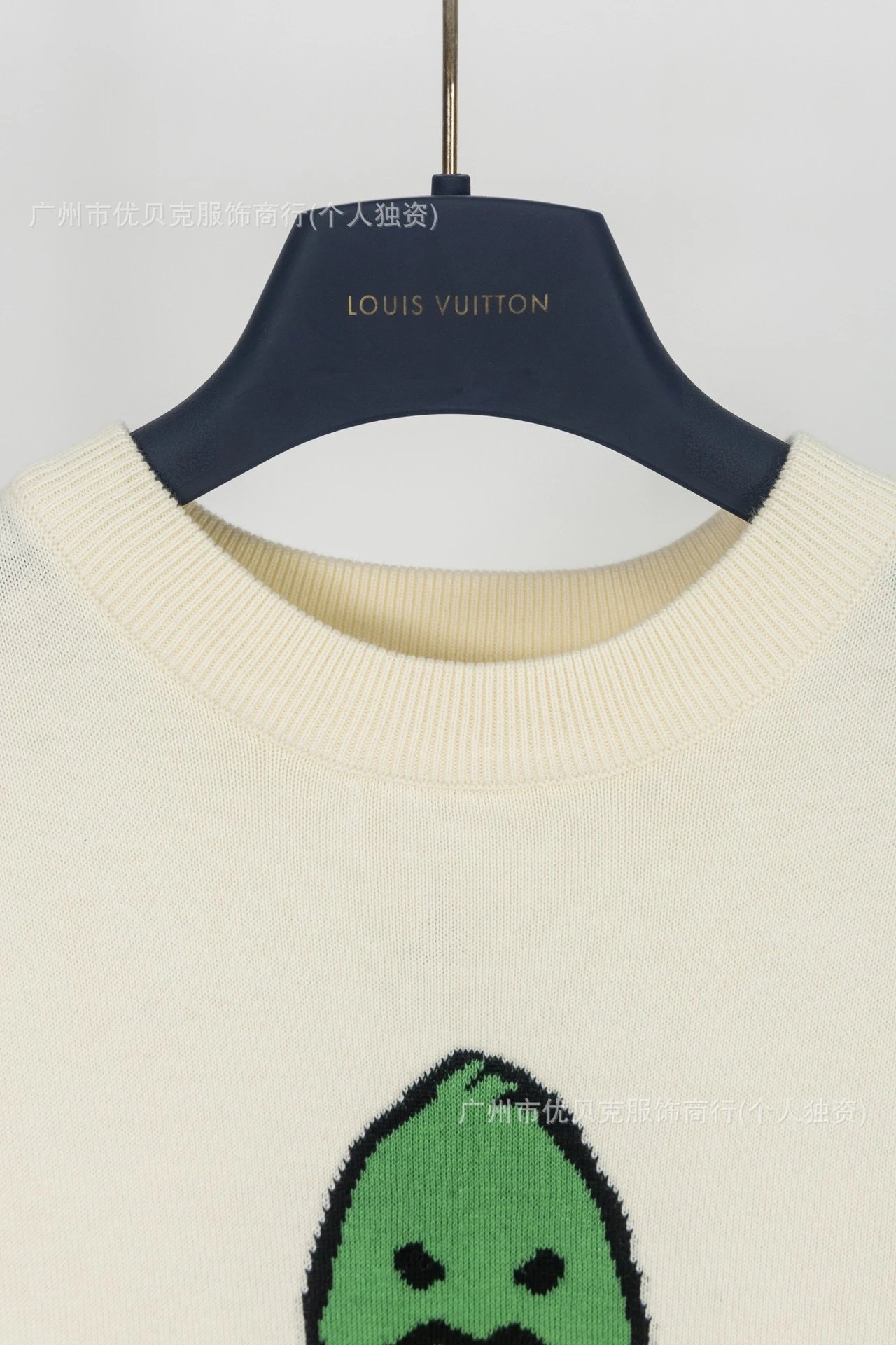 Design Short-Sleeve Knit Top with Rhinestone Constellation Print Black Sweater - 8