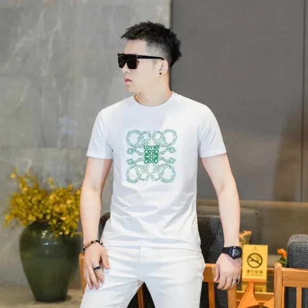 Loewe Anagram Print White T-Shirt - 5
