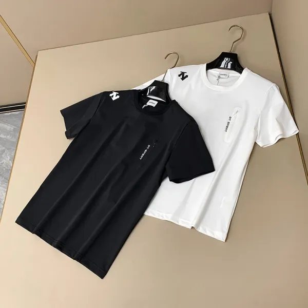 Design Dr. Sport Zip Pocket Performance T-Shirt Black Tops.t Shirts - 5