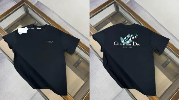 Dior 'Dio For My Real Friends' Navy Blue T-Shirt - 7