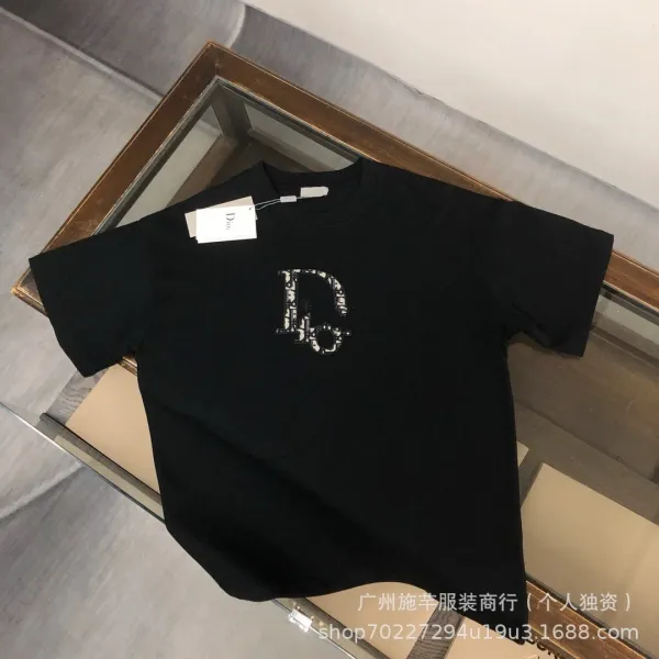 Dior Oblique Logo Black T-Shirt - 1