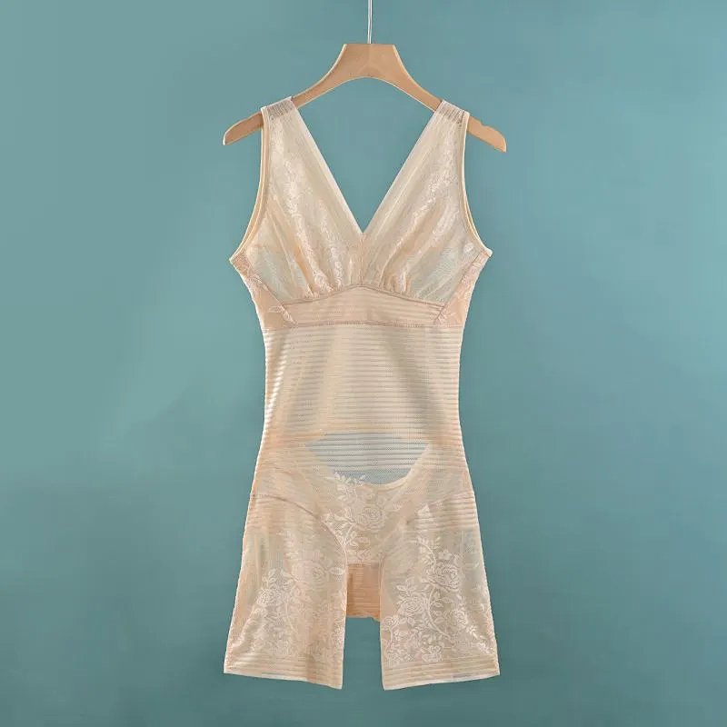 Shapewear Bodysuit Set in Light Purple and Black Underwear