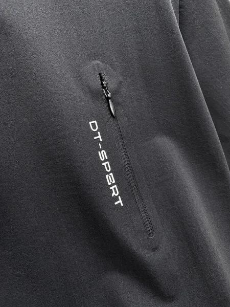 Design Dr. Sport Zip Pocket Performance T-Shirt Black Tops.t Shirts - 30