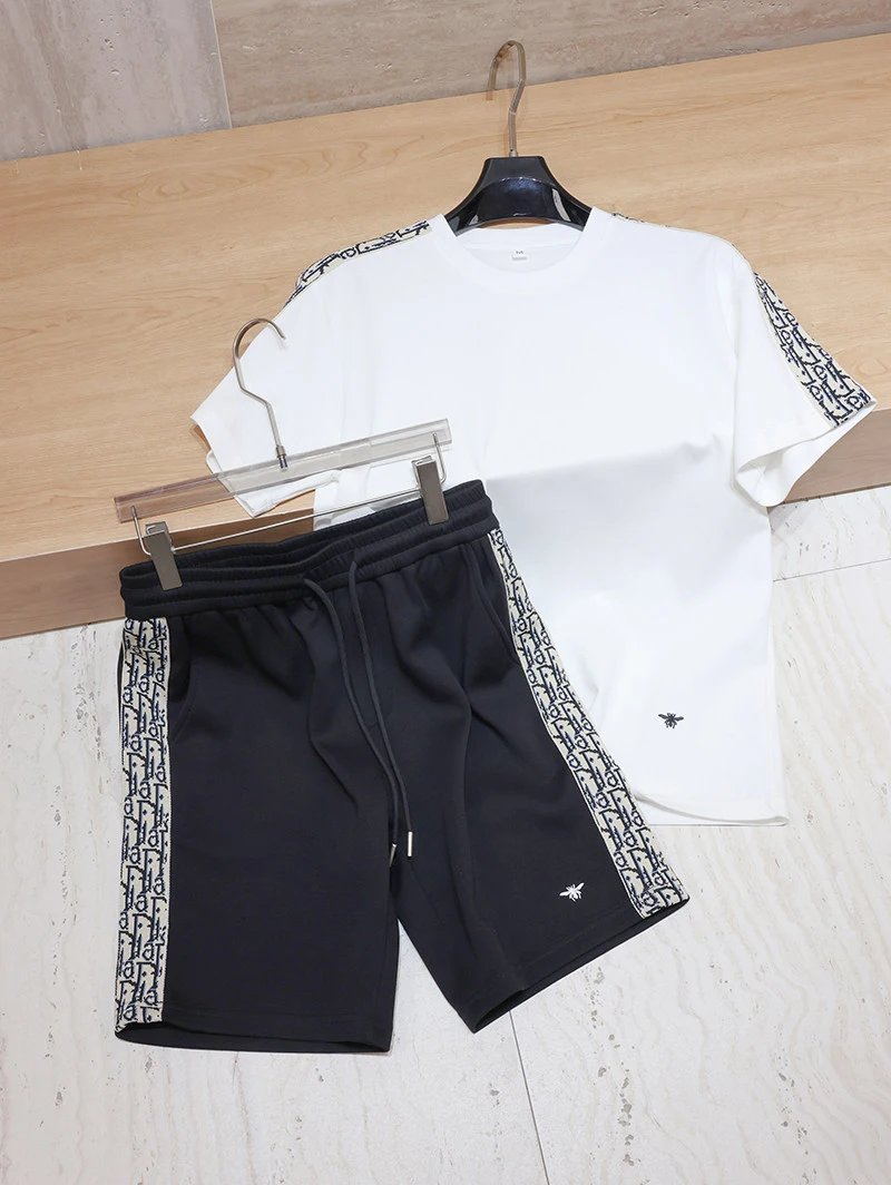 Dior Oblique Print Sleeve T-Shirt White - 13