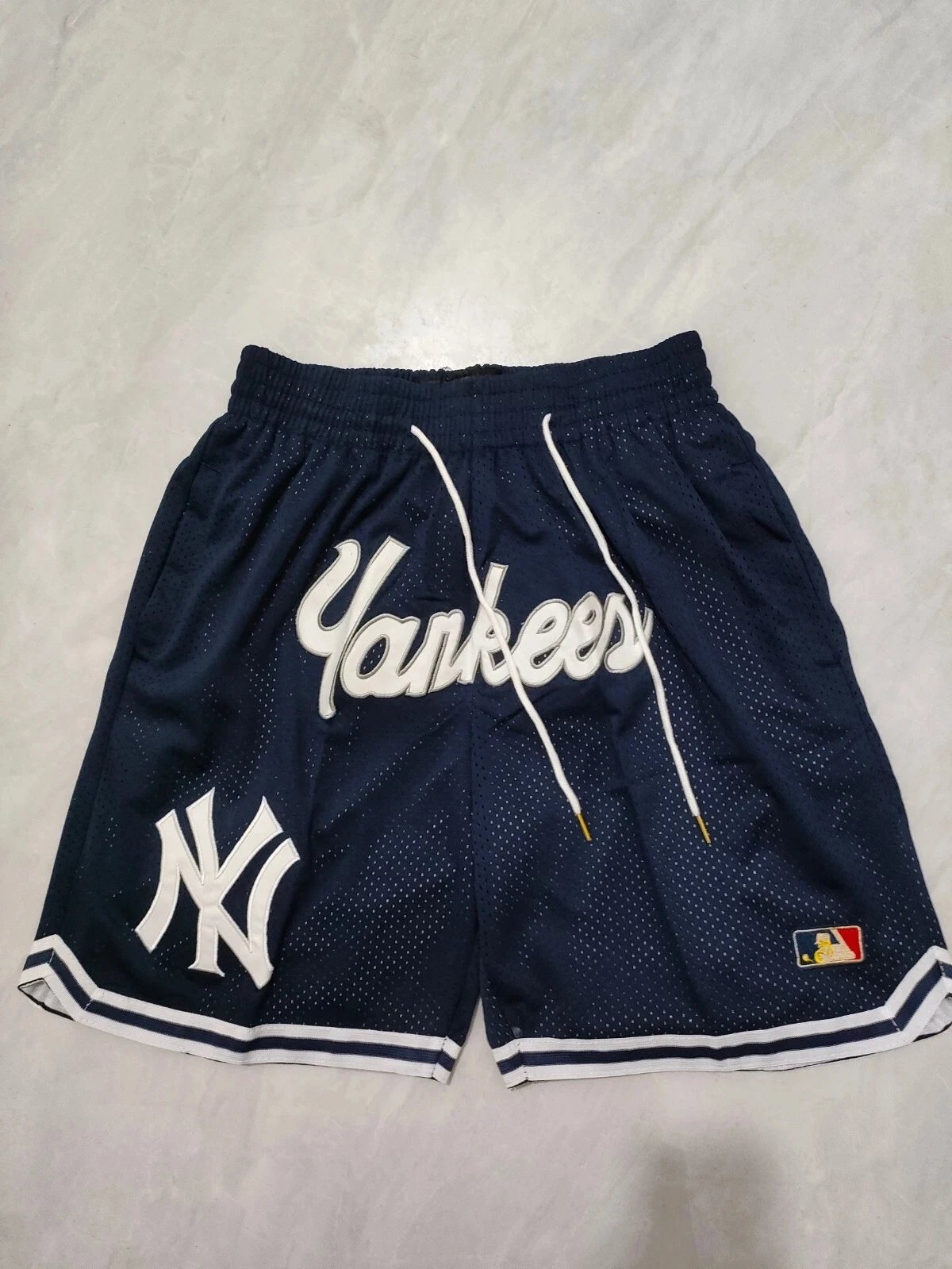 New York Yankees Mesh Shorts Navy