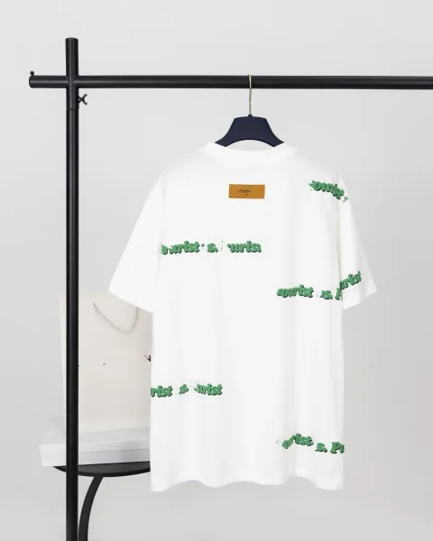 Design 'Tourist vs. Artist' Oversized Graphic T-Shirt White - 4