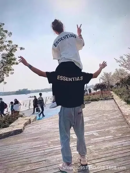 Essentials Oversized Logo Tee White T-Shirt - 8