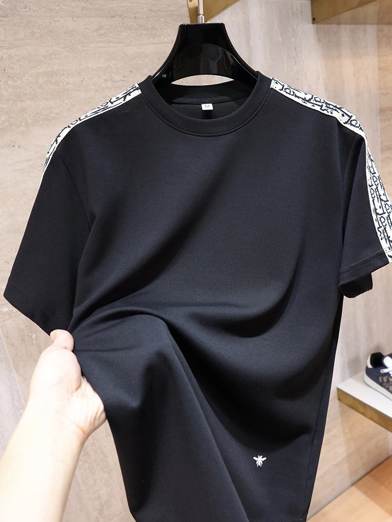 Dior Oblique Print Sleeve T-Shirt White - 28