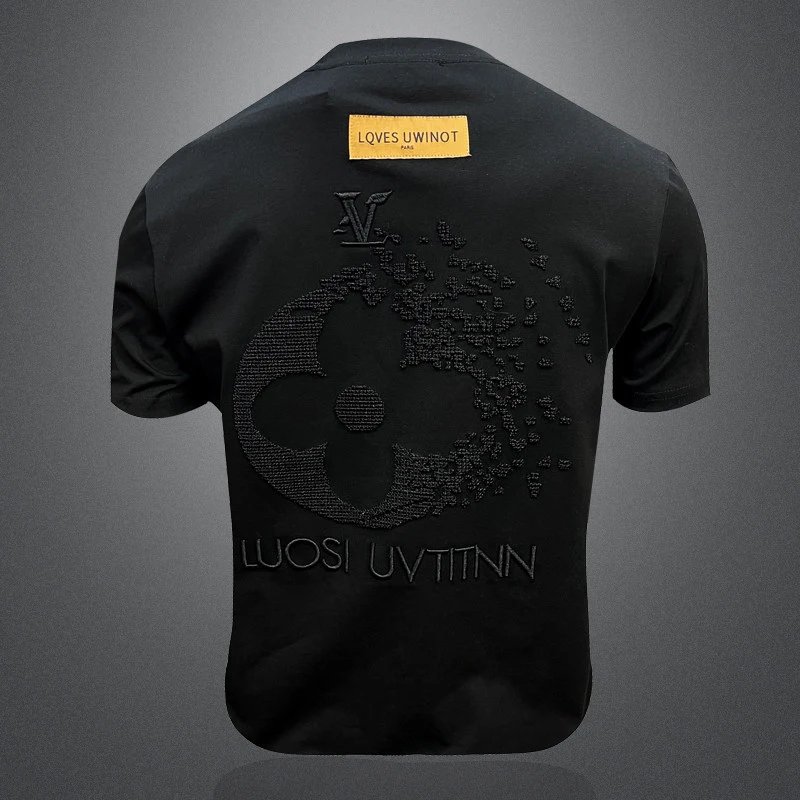 Louis Vuitton Monogram Pixelated T-Shirt Black - 3