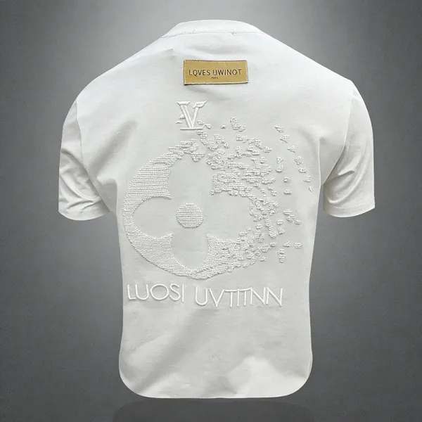 Louis Vuitton Monogram Pixelated T-Shirt Black - 9