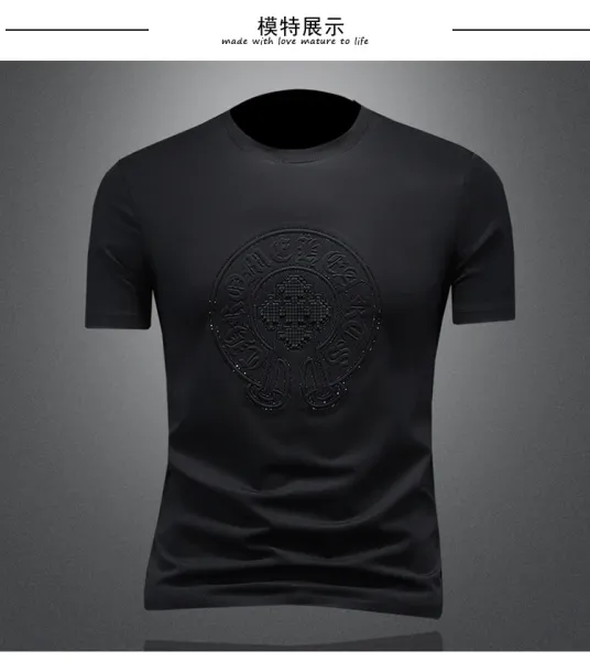 Design Embroidered Crest Logo White T-Shirt - 2