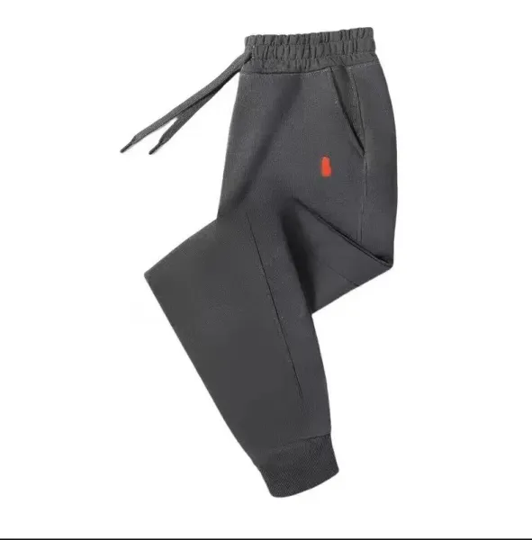 Design Sweatpants Gray with Orange Logo - 1