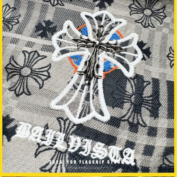 Chrome Hearts Floral Grid Shorts Multicolor Shorts - 10