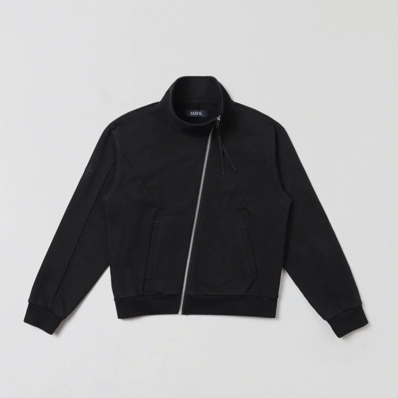 SMF SMFK White Zip-Up Jacket Outerwear.jacket - 7