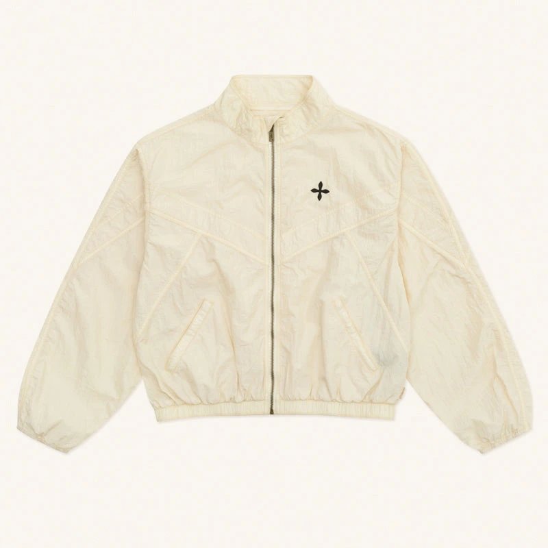 Design Cross Logo Windbreaker Black Jacket - 15