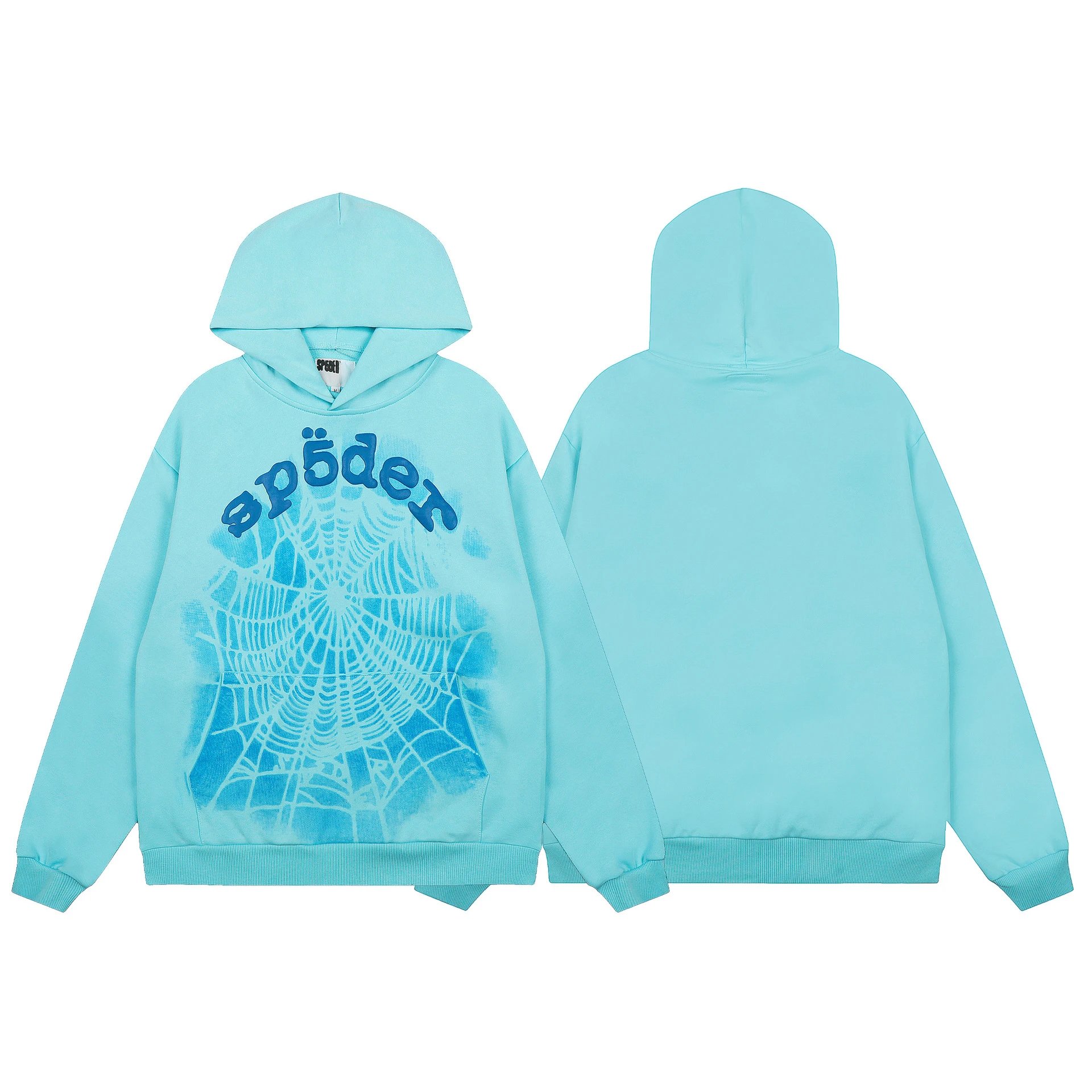 Spöder Spider Web Hoodie Aqua Blue