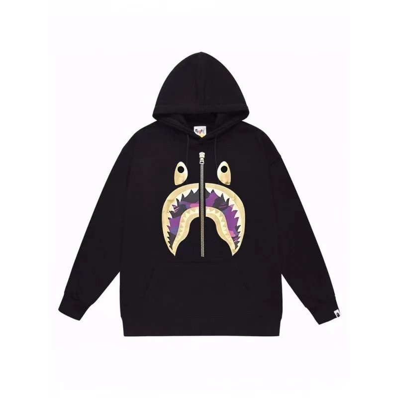 A Bathing Ape x Sesame Street Baby Milo Hoodie Black - 6