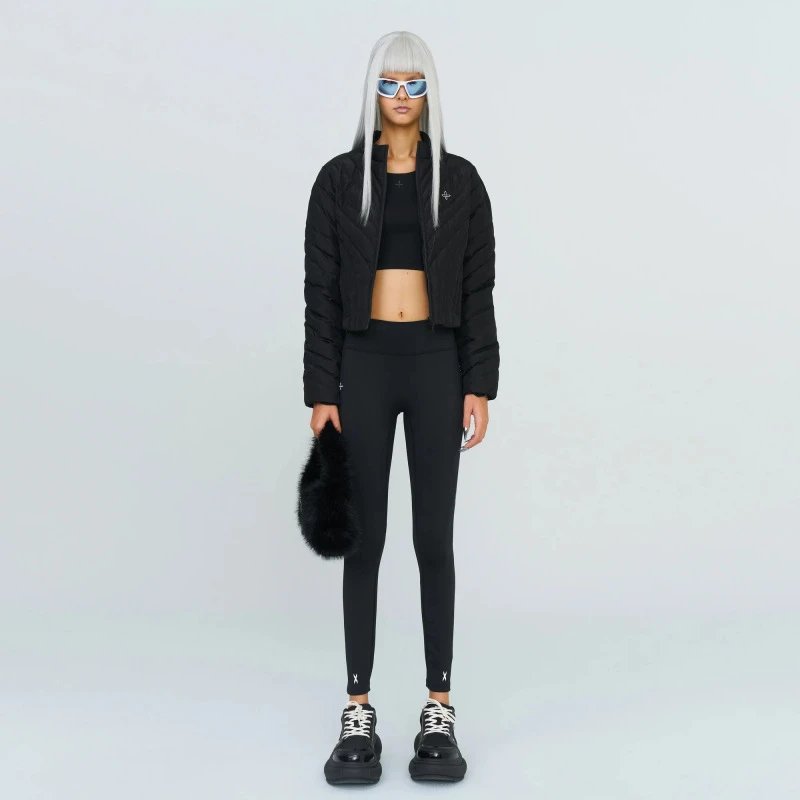Design X-Logo High-Waist Leggings Gray - 3