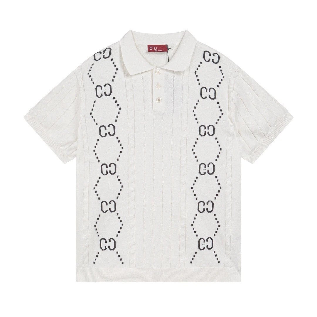 Dior Men's Embroidered Pocket Polo Navy Polo Shirt - 24