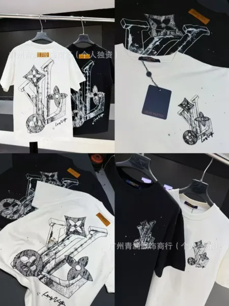 Louis Vuitton Monogram Flower Circle T-Shirt White - 14