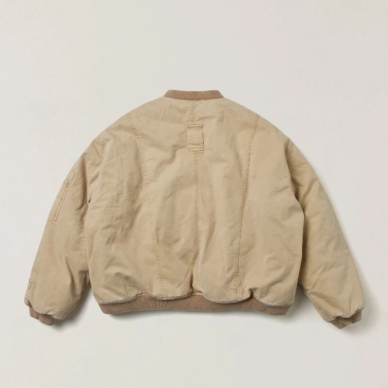 Design SMPK Bomber Jacket Navy Washed Denim Jacket Outerwear.jacket - 11