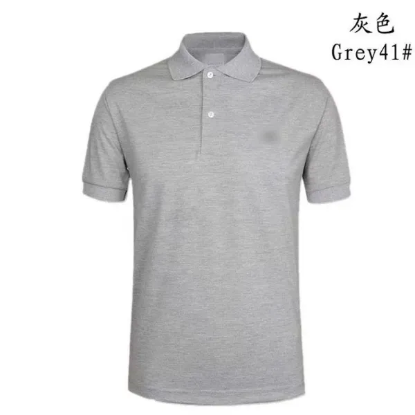 Design Classic Polo Shirt Gray Tops.polo - 1