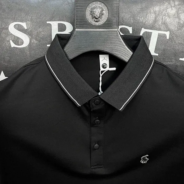 Fred Perry Classic Polo White with Black Trim Polo Polo Shirt - 12