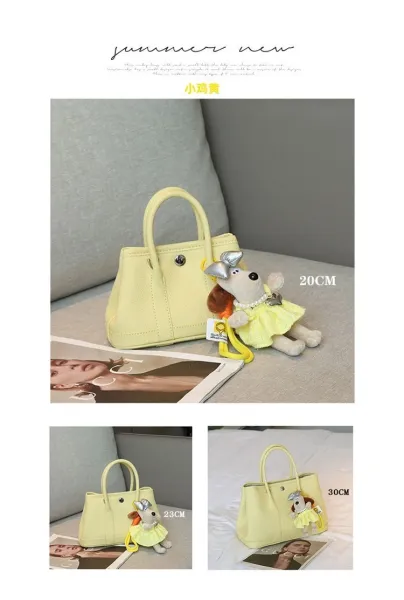 Design Mini Horse Charm Tote Handbag in Pink - 4