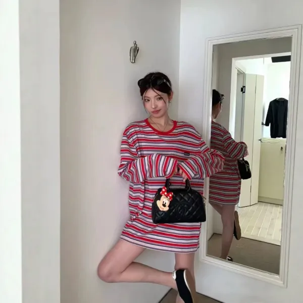 Chanel x Disney Minnie Mouse Quilted Leather Handbag Black - 1