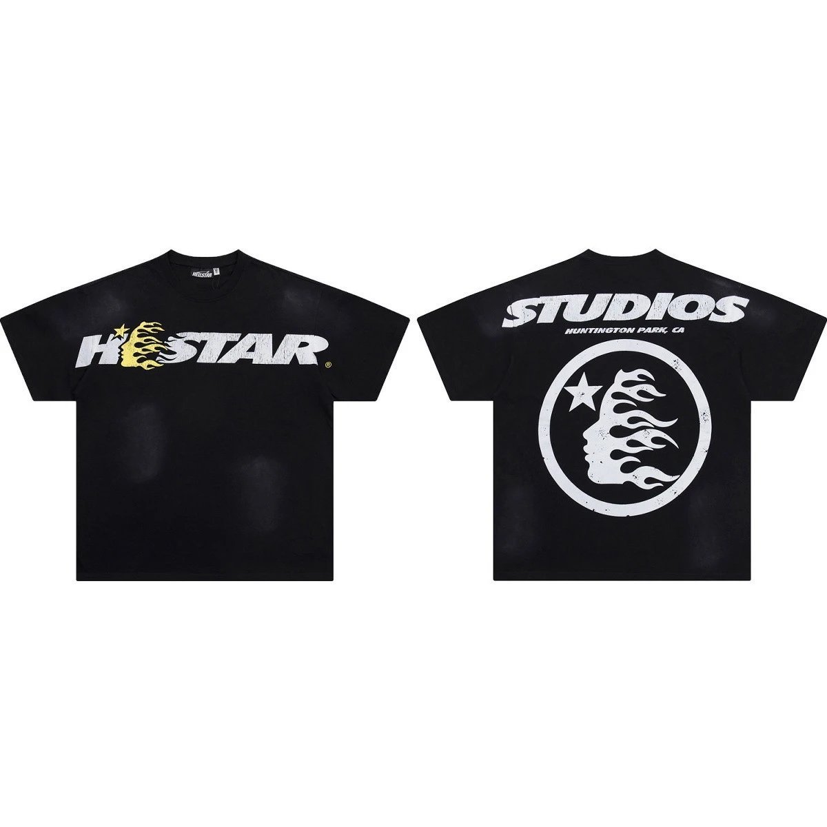 Hellstar Studios Flame Logo Black T-Shirt